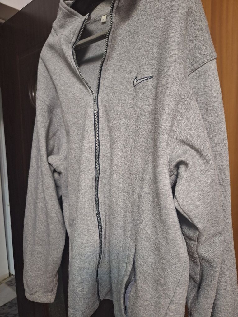 Hanorac barbati Nike fără glugă, gri,xxl