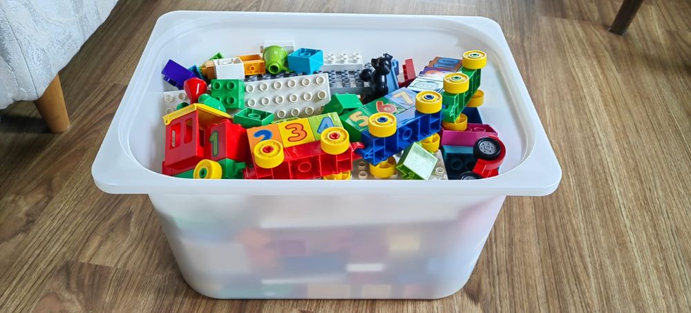 Lego Duplo set case si trenulet