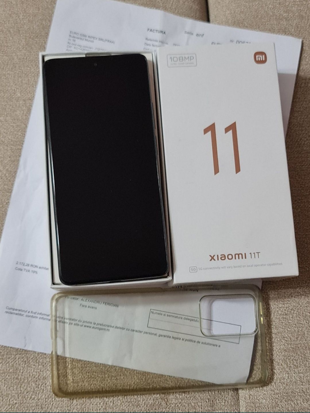 Xiaomi 11T 128Gb Gray 8Gb Ram, Impecabil, Accesorii, Garanție Orange.