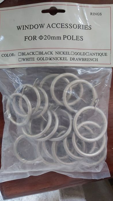 Металлические кольца для штор, фурнитура для штор