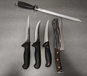 SET Cutite Macelarie 5 piese Germany BLACK