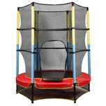Trambulina IMK, 140 cm, MULTICOLORA Rosu/Verde/Galben, 100 KG, NOU