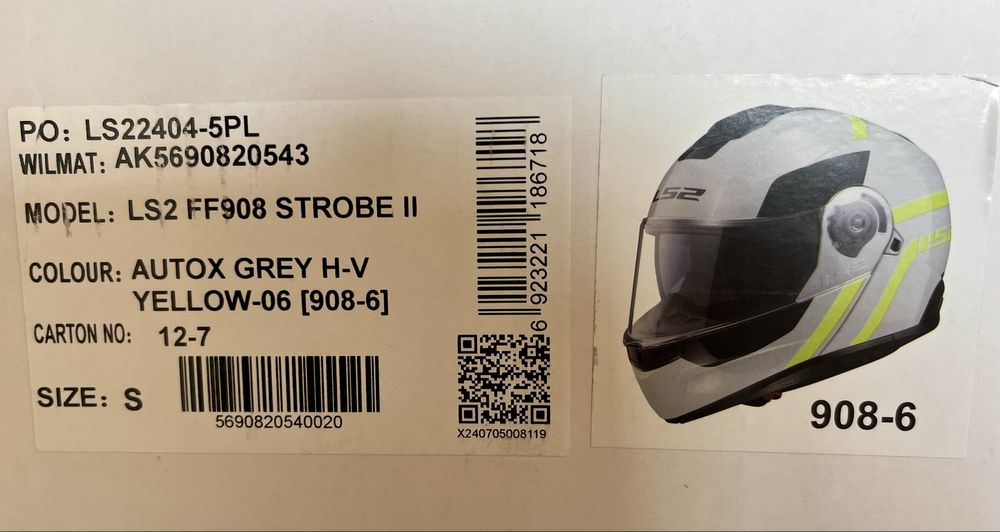 Модуларна каска LS2 STROBE, НОВА