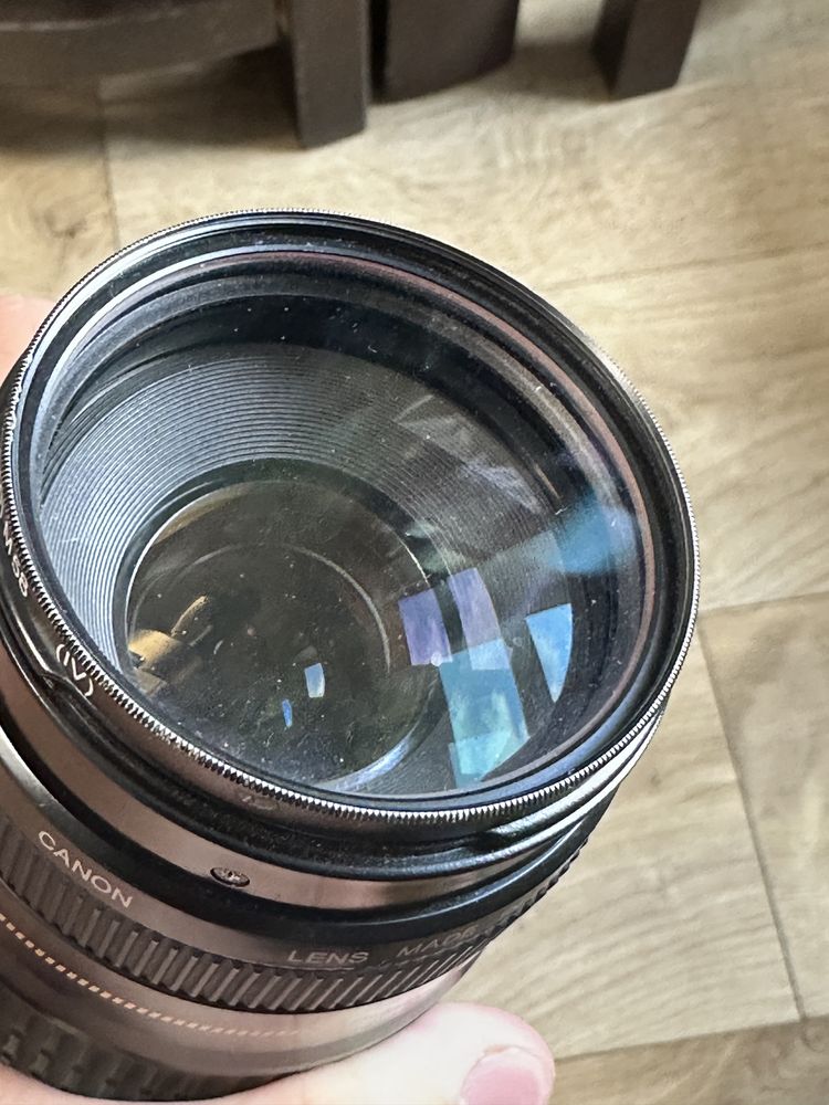 Canon EF 75-300mm USM Teleobiectiv Zoom DSLR + Filtru Hama