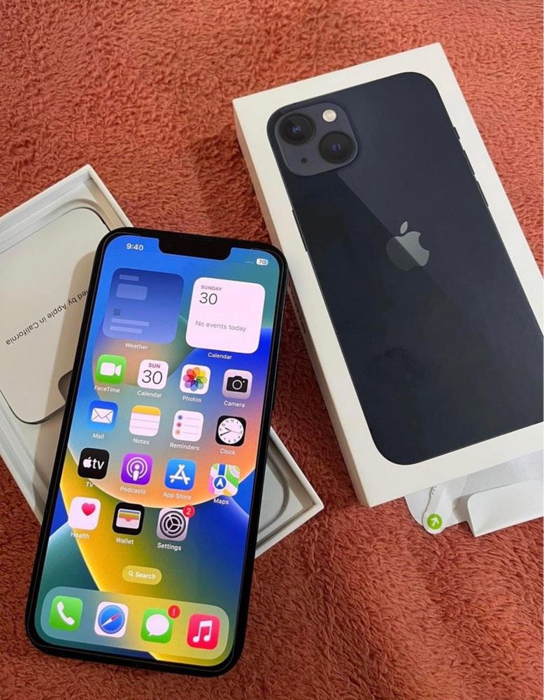 Iphone 13 128 GB BLACK с гаранция