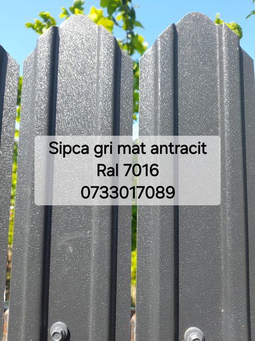 Sipca pentru gard din tabla vopsita 0.50 mm(producator)