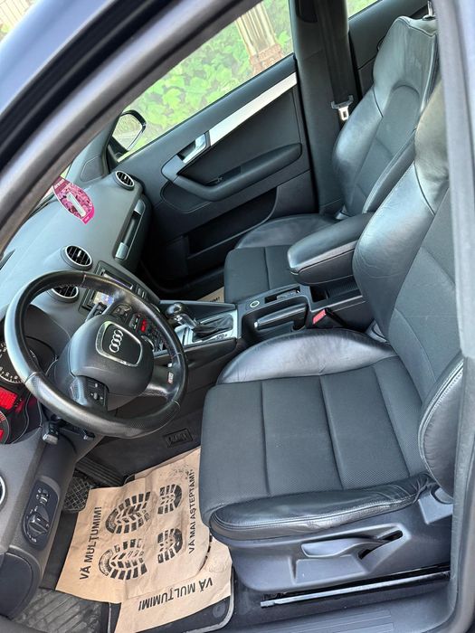 Audi A3 Automat 2.0 140 cp 2008 *S Line *Navigație *Semipiele *Pilot *