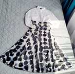 Fusta midi eleganta