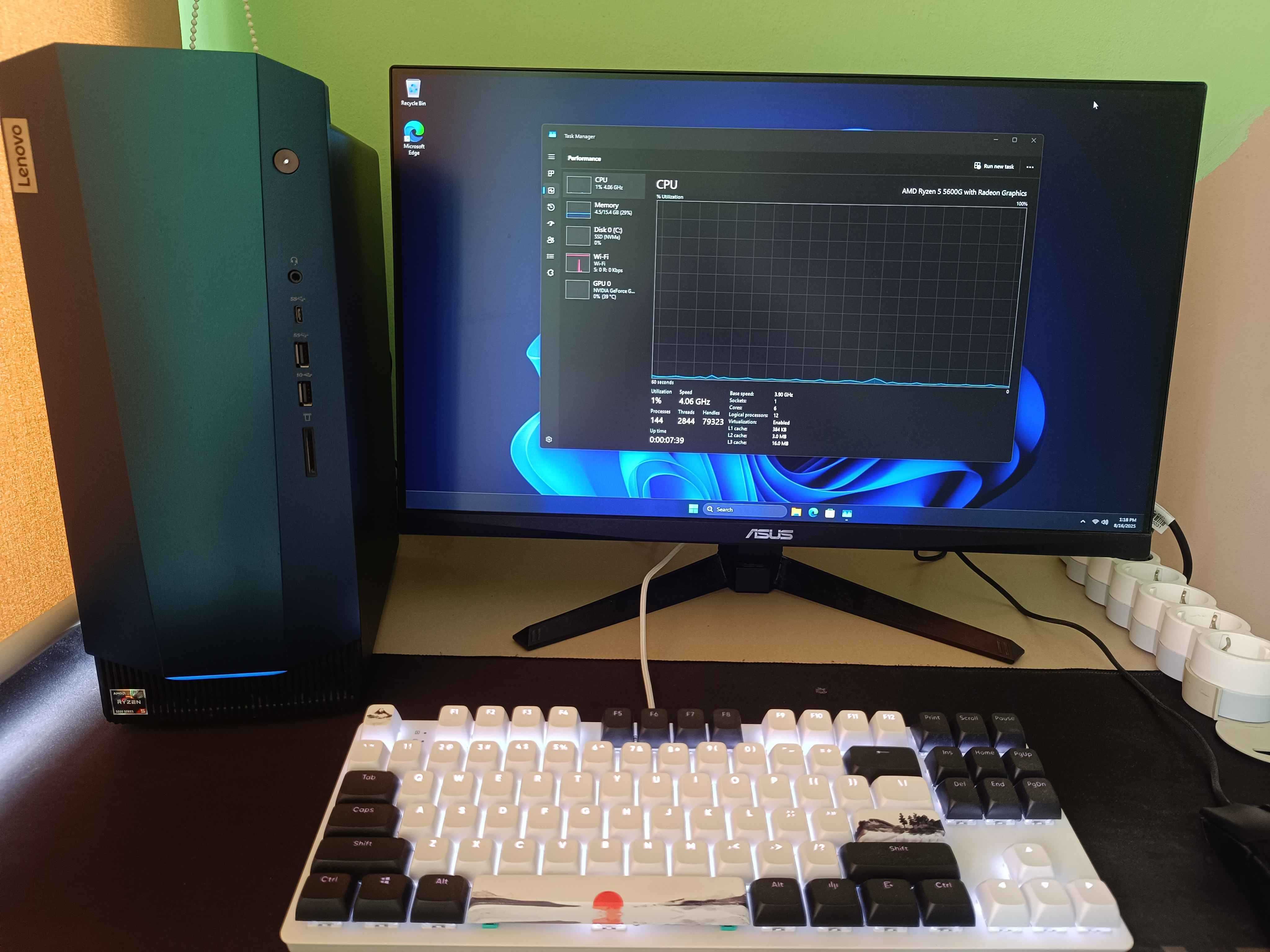 Gaming PC | GTX 1650 Super & Ryzen 5 5600G | Windows 11 Pro