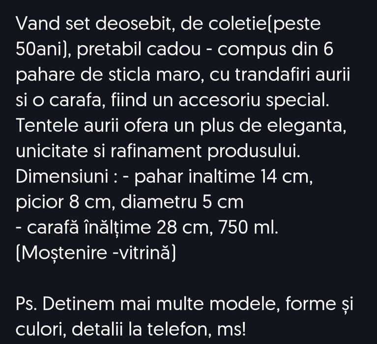 Din alte timpuri, dar mereu la modă