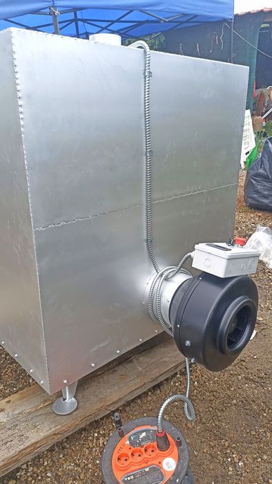 Cazan Aer Cald - Ideal pentru Hale, Ateliere, Solare, Service-uri