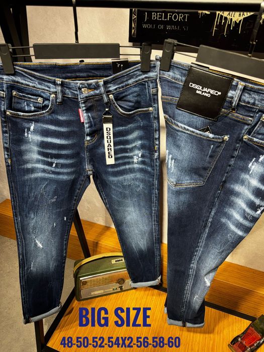 Blugi Dsquared 2 blue big size 48-60