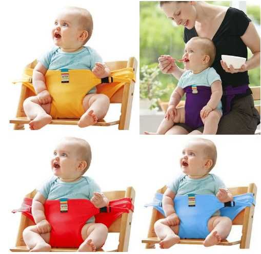 Бебешко Меко преносимо столче за хранене, Предпазен колан за стол