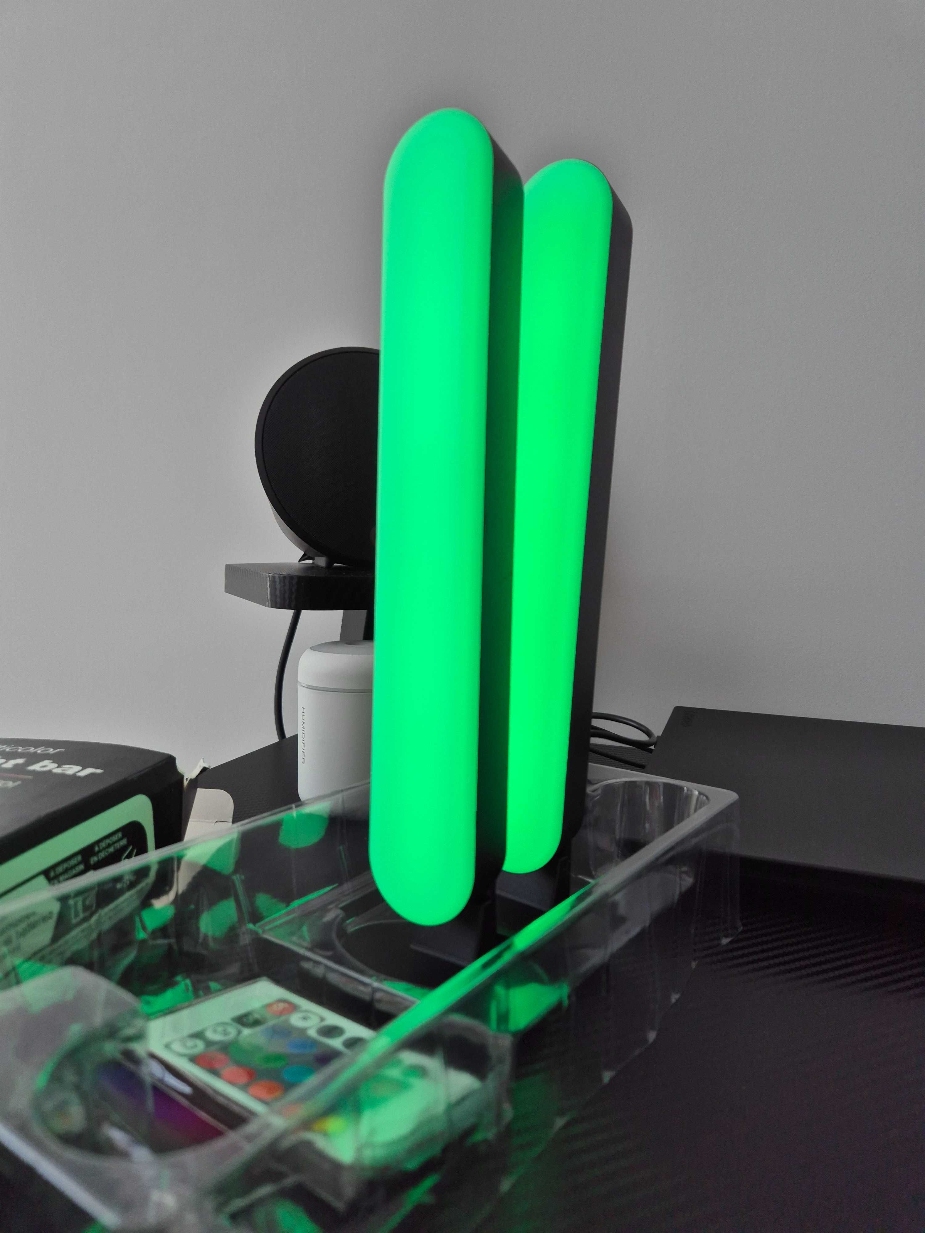 RGB LED лампи, амбиентна светлина, с дистанционно управление, 27см