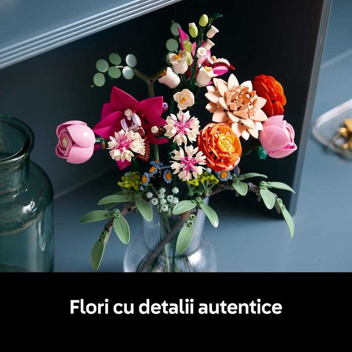 NOU TIP brand Le go  Buchet flori  Frumos roz 10342