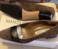 Pantofi Manolo Blahnik originali, noi/cutie