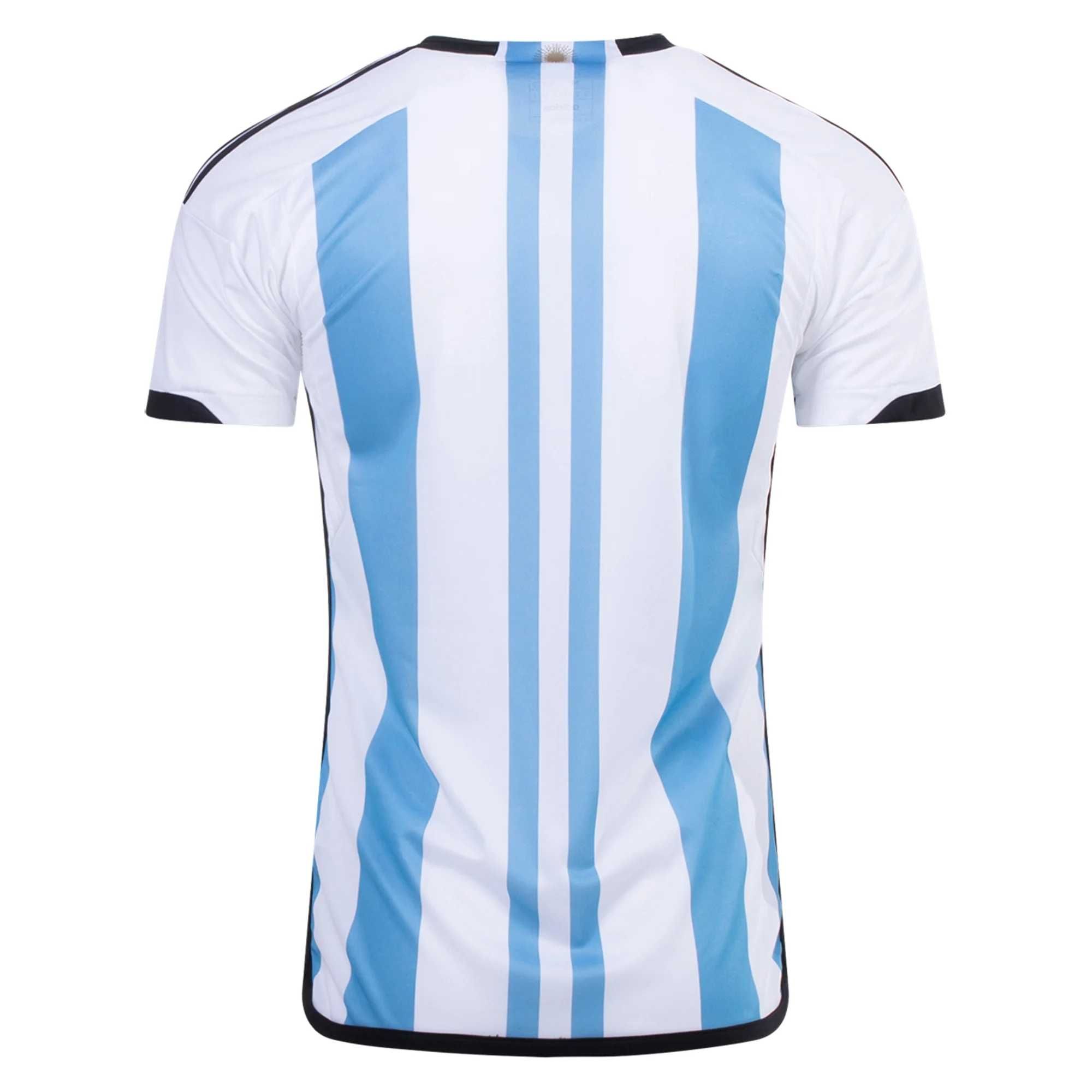 тениска джърси - Argentina 3 star 2023 winners jersey men Adidas Messi