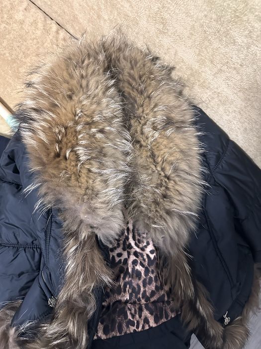 Geaca dama Roberto Cavalli -S cu blana naturala