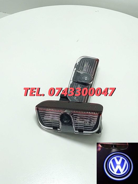 Set Proiectoare Portiere Led Logo Holograma Vw