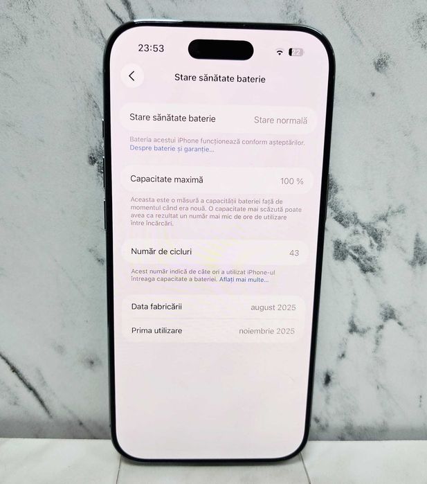 iPhone Air 256 GB Sky Blue 100% 43 Cicluri SIGILAT Zeus Amanet 66447