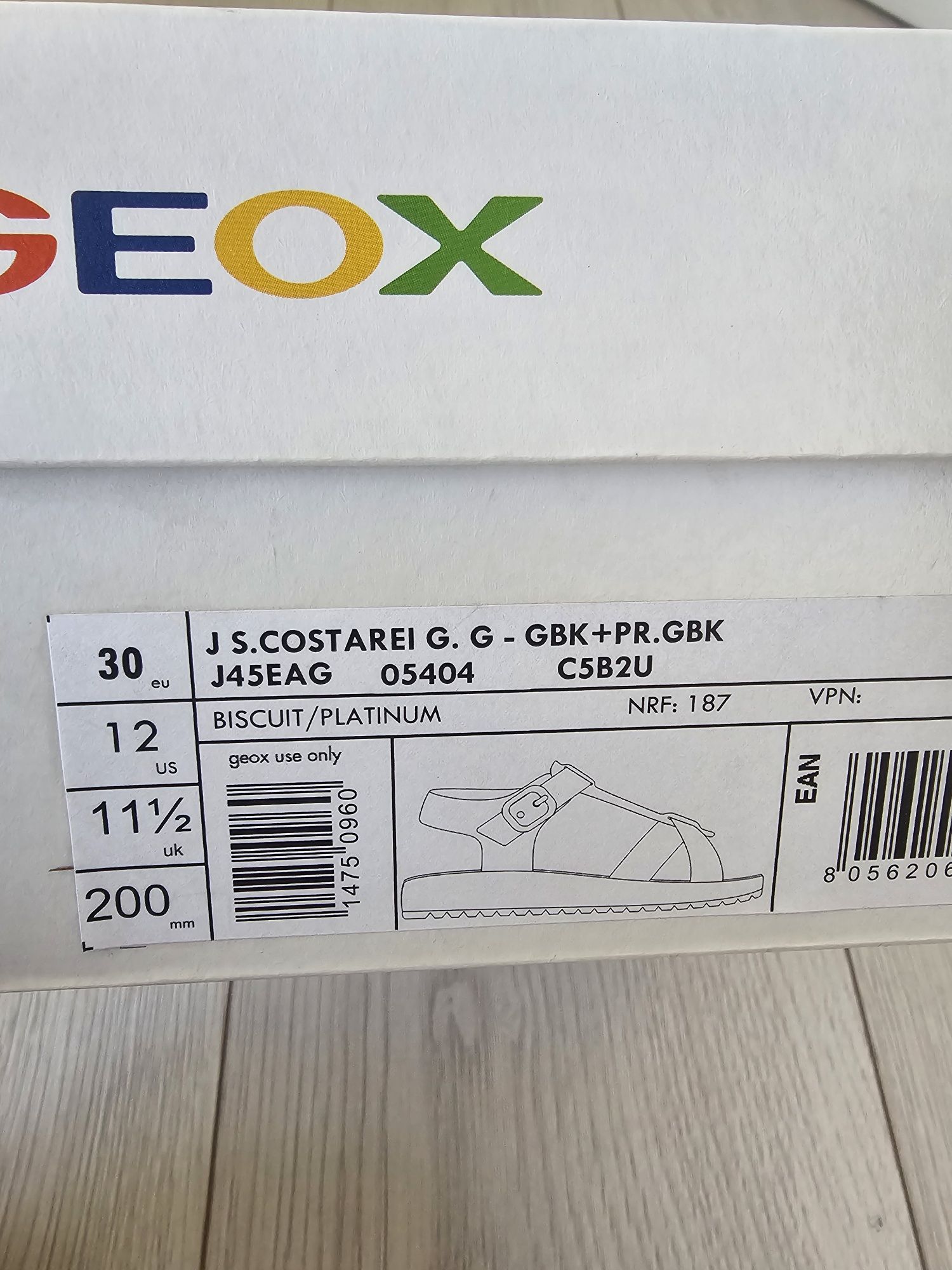 Sandale geox marimea 30 noi