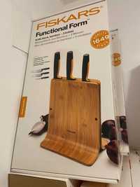 SET Cutite FISKARS Functional Form Knife Block bamboo/Fishing | NOU