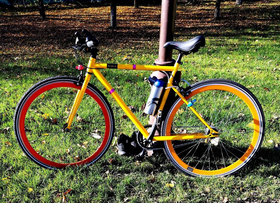 Bicicleta Single speed / Fixie Elops 500 marimea 52 cm