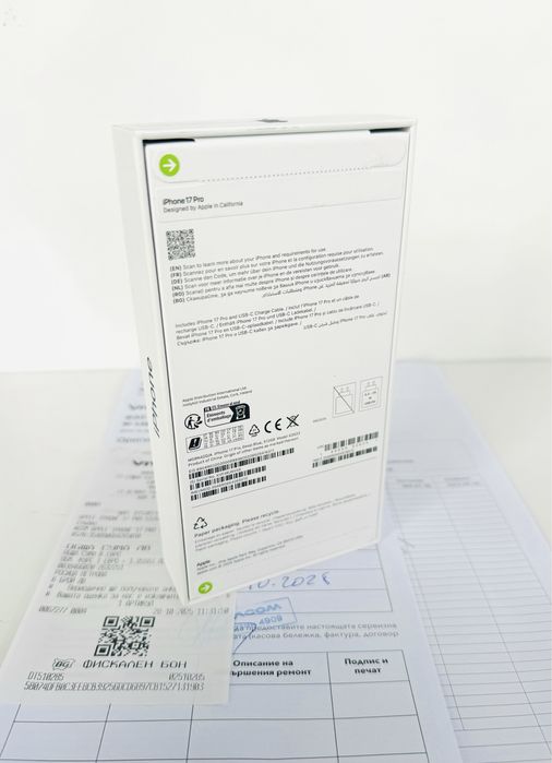 Чисто НОВ! iPhone 17 Pro 512GB Deep Blue ГАРАНЦИЯ 24 Месеца!