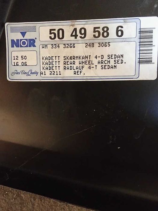 Вежди за Opel Kadett