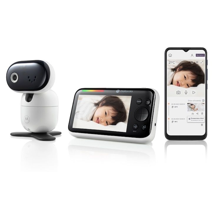 Видео монитор Цифров + Wi-Fi Motorola PIP1610 HD Connect