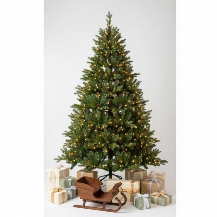Красива коледна елха с естествено излъчване –като истинска/РАЗМЕРИ