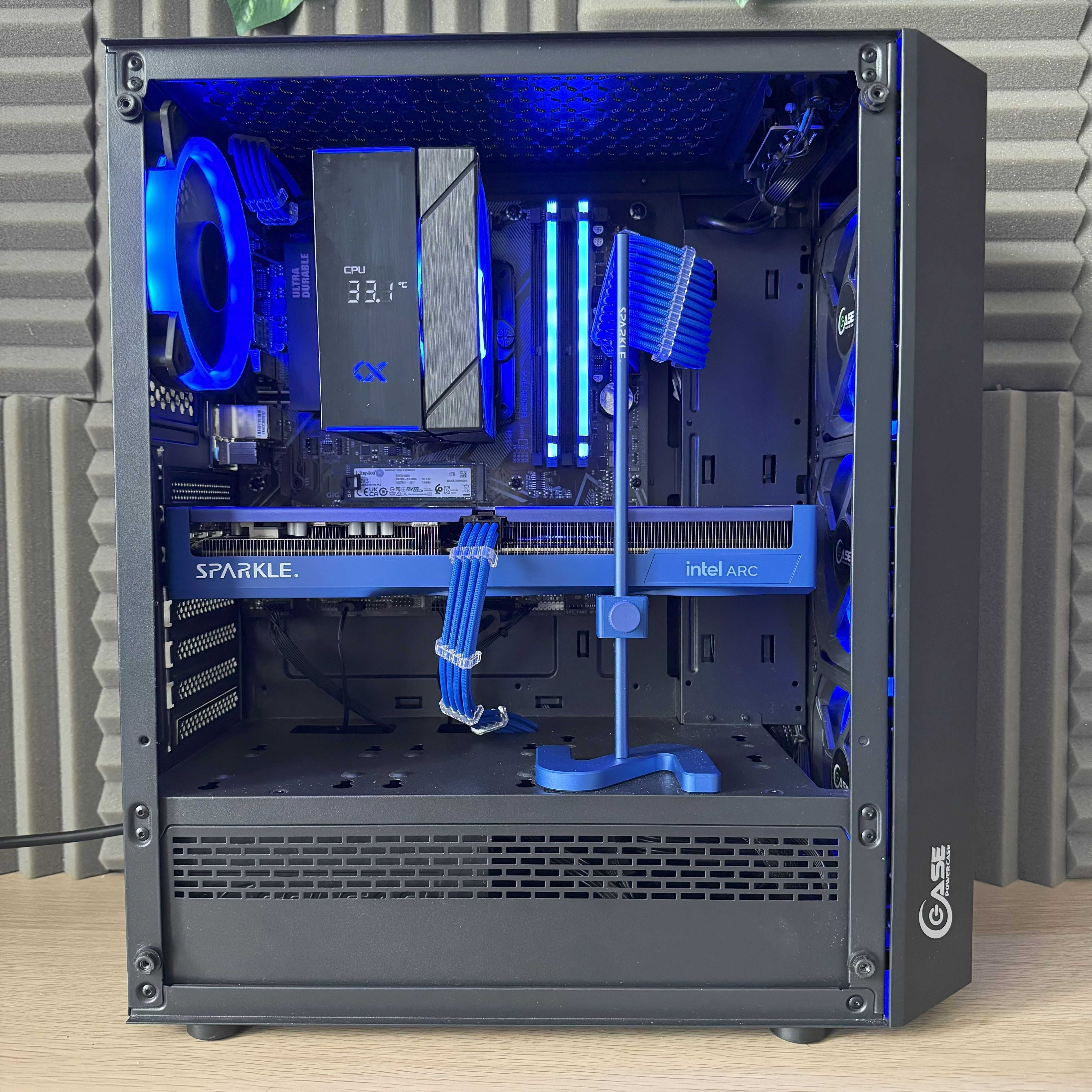 ЛИЗИНГ! Геймърски компютър Ryzen 5 /ARC B580 / 16GB RAM / 1TB SSD