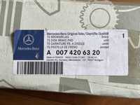 Тормозные колодки оригинал Mercedes-Benz + датчики износа