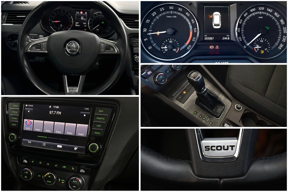 Skoda Octavia 3 SCOUT * 4×4 * DSG * 2.0 diesel * 184 cp * euro 6