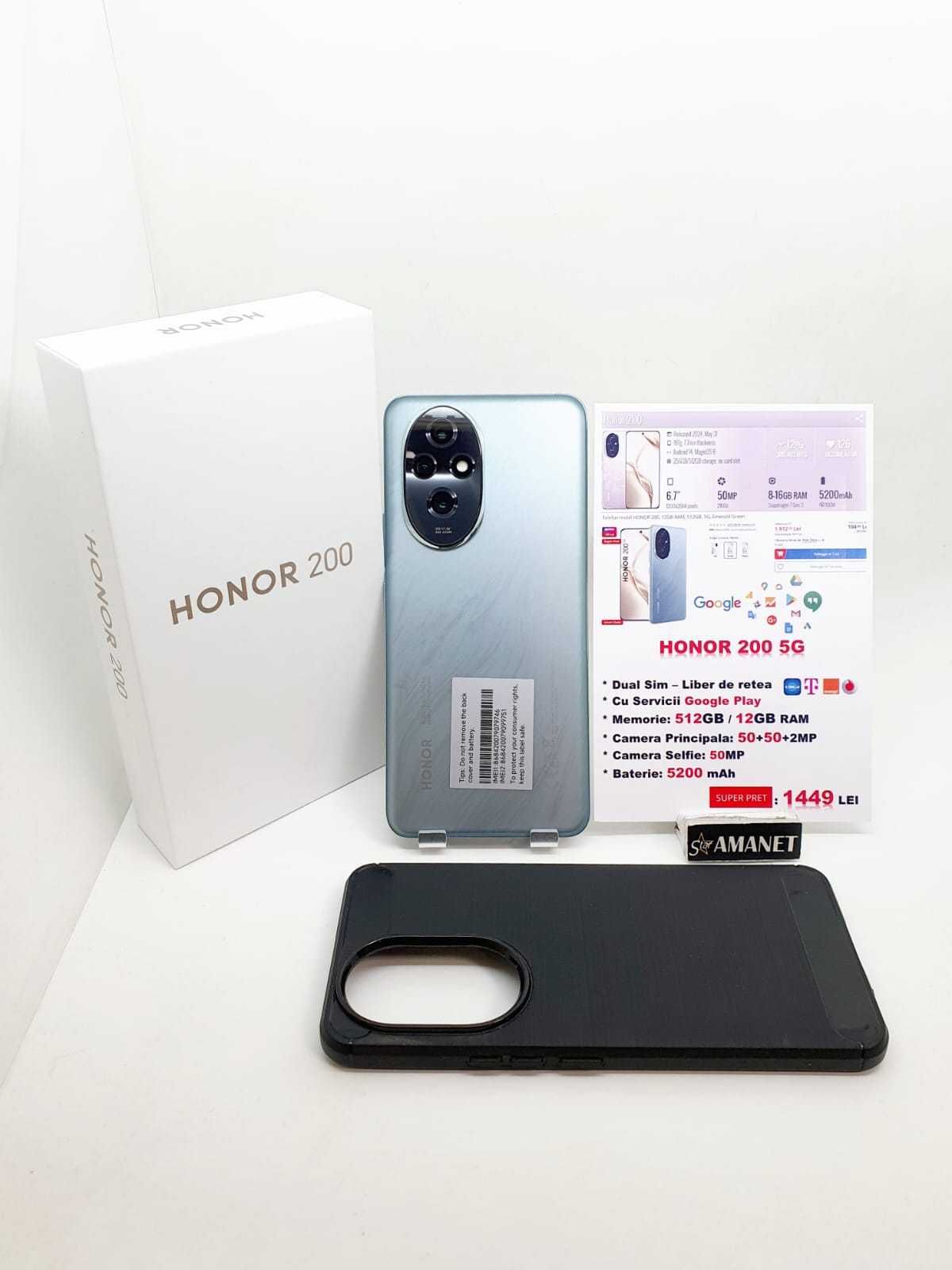***STAR*** Shop: Honor 200 5G - 512GB - CA NOU - GARANTIE!!!