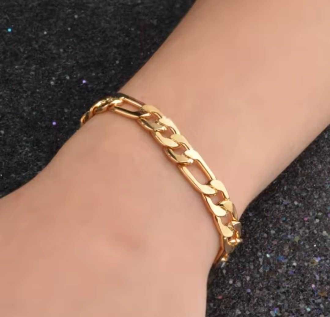 GPP7,bratara placata aur 18k, model masiv, deosebita, unisex