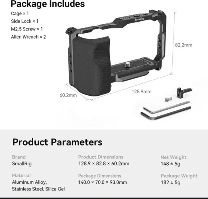 клетка SmallRig для Sony zv e10