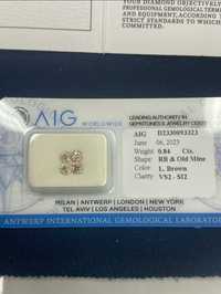 Диаманти 0,84ct.  AIG Сертификат