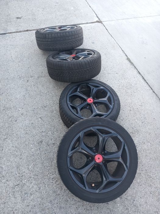 Jante 17 vw skoda seat audi 5×112 echipate cu anvelope iarna 225/45/17