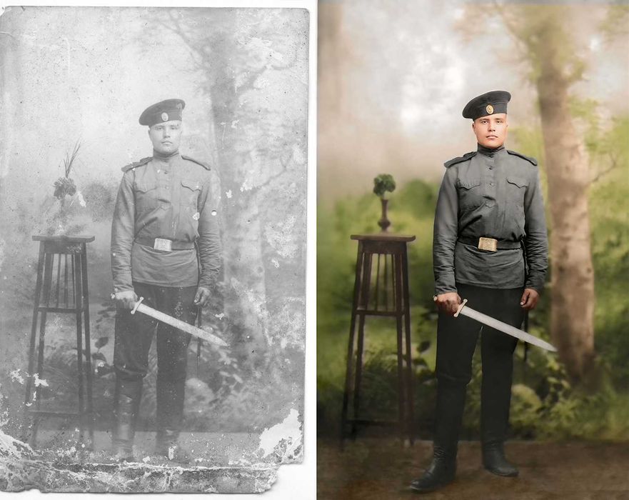 Ретушь, коллажи, реставрация фото