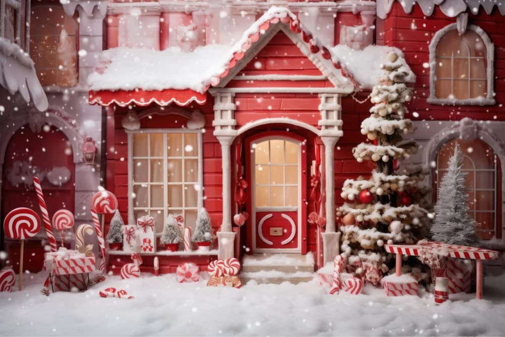 Бърз изработка! Коледни Фонове за домашна фотосесия или фотостудио