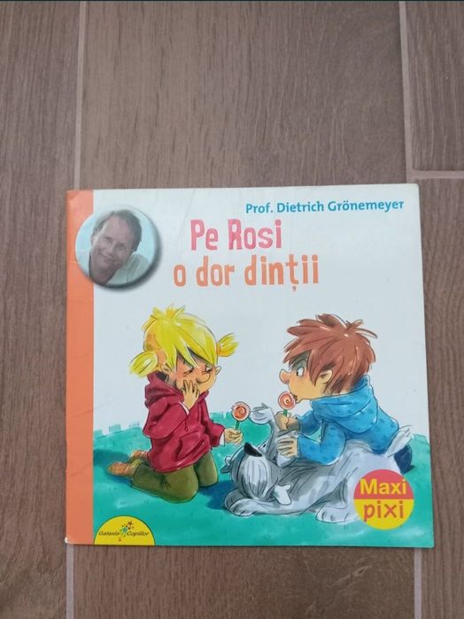 set 4 carti copii mici erwin rosi dinti luxat picior tuseste doare