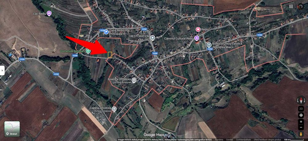 Vand teren 1000 mp in Rediu