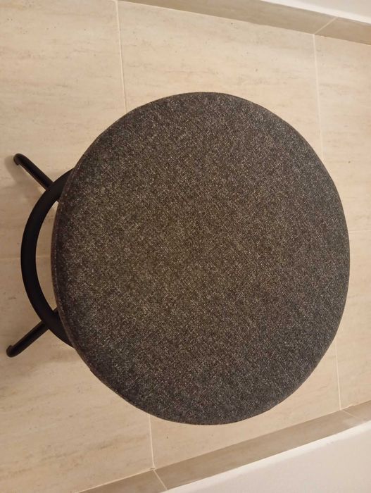 Taburet scaun Ikea Lidkullen - Gunnared gri (rotativ, birou, bar)