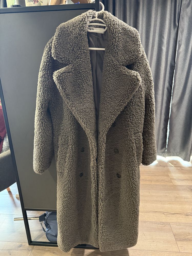 Zara дълго палто oversize