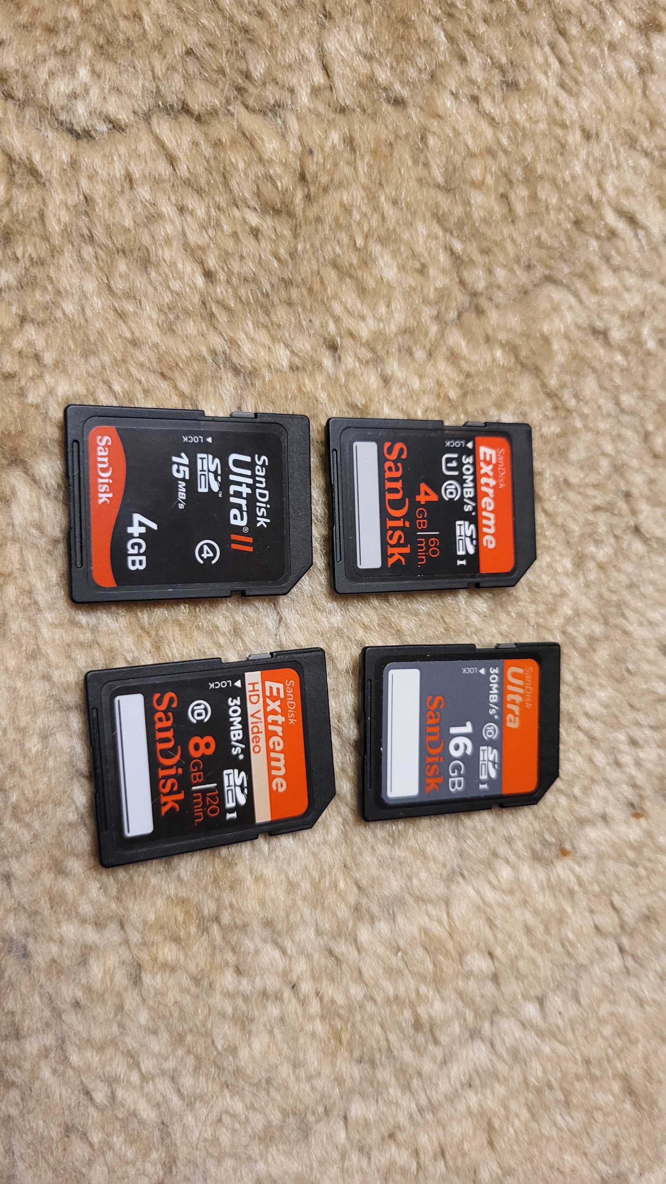 Carduri SD HS  ultra si extreme 4,8 si 16Gb