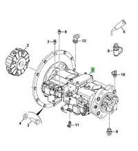 Pompa hidraulica JCB JS240 332/K3521 332/K9444 Noua