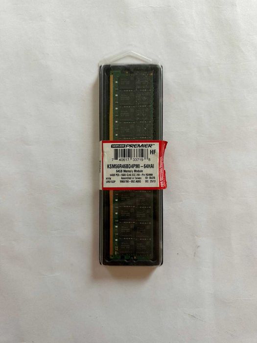 Memorie Ram Kingston Server Premier 64 Gb DDR5 5600 Mhz ! NOI !