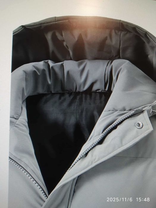 Мъжко зимно яке - сив цвят