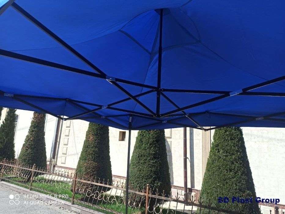 Зонты, шатры, навесы, тенты (2x2м, 2,5x2,5м, 2x3м, 3x3м, 3x4,5м, 3x6м)